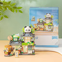 Dify Japanese Tea Shop Mini Building Bricks Set (860PCS) – Street View Panda Café Architecture Model