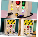 Dify || Montessori Wooden Busy Board with Speaker || Variable Theme Stickers