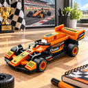 Dify F1 Racing Car Building Blocks Set, 69 PCS Orange Formula Race Car Model Kit, STEM Building Toy for Kids, Teens & Adults | 5 Year Structural Warranty