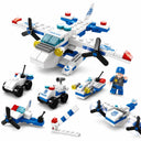 Dify 6-in-1 Police Car Building Block Set, 137+ PCS Police Vehicle Construction Kit, STEM Educational Toy for Kids, Creative Rebuild Play Set, 5-Year Structural Warranty