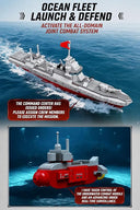 Dify 8-in-1 Ship Building Block Set, 526+ PCS Transforming Boat & Marine Vessel Models Kit, STEM Educational Toy for Kids & Teens, Creative Rebuild Play Set, 5-Year Structural Warranty