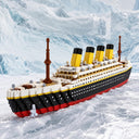 Dify Big Titanic Ship Micro Mini Building Blocks Set with LED Light (3688 Pieces, Complex only for 14+) – DIY Construction Toy, Ship Replica, STEM Gift | 5 Year Structural Warranty