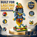 Dify Krishna Ji Building Block Set, Indian Devotional Figure Model Kit with Flute, Creative Decorative Construction Toy Gift, 5-Year Structural Warranty