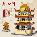 Dify || Ocean Chinese Architecture Series || Tianxin Pavilion Building Block Set || 167 Pcs || Compatible with Major Brick Brands