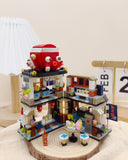 Dify Japanese Takoyaki Shop Building Blocks Set (1218 PCS) | Street View Mini Bricks Architecture Model Kit for Ages 14+ | Creative DIY Display Décor | 5 Year Structural Warranty