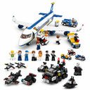 Dify SWAT Car & Passenger Airplane Combo Building Block Set, 601+ PCS Police Vehicle & Airport Playset, STEM Toy for Kids, 5-Year Structural Warranty