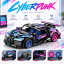 Dify Pull Back Car Building Blocks Set, 423 PCS Black, Blue & Pink Supercar Model Kit, Sports Car Building Toy for Kids, Teens & Adults | 5 Year Structural Warranty