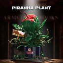 Dify || Piranha Plant Building Kit || 838 PCS || Cannibal Flower Model with Movable Mouth || DIY Plant Decor Toy for Adults & Teens