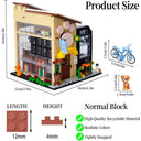 Dify Pet Book Store Building Block Set LED Light House Kit Gift on Birthday, Children's Day, or Special Occasion for Boys and Girls || 640+ Pcs