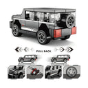 Dify Pull Back Car Building Blocks Set, 63 PCS Black Off-Road SUV Model Kit, Sports Car Building Toy for Kids, Teens & Adults | 5 Year Structural Warranty