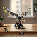 Dify Mechanical Eagle Building Block Set, 1168+ PCS 3D Poseable Bird Model with Articulated Wings, Talons & LED Lights, STEM Construction Kit, 5-Year Structural Warranty