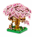 Dify Cherry Blossom Tree House Building Set with LED, 1113+ PCS Japanese Sakura Bonsai Mini Blocks, Kawaii Home Décor Gift Ages 14+, 5-Year Warranty
