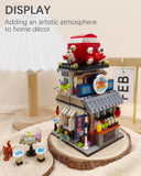 Dify Japanese Takoyaki Shop Building Blocks Set (1218 PCS) | Street View Mini Bricks Architecture Model Kit for Ages 14+ | Creative DIY Display Décor | 5 Year Structural Warranty