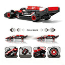 Dify F1 Racing Car Building Blocks Set, 71 PCS Red & Black Formula Race Car Model Kit, STEM Building Toy for Kids, Teens & Adults | 5 Year Structural Warranty