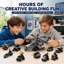 Dify 10-in-1 Helicopter Building Block Set, Transforming Aircraft Construction Kit, STEM Engineering Toy for Kids & Teens, 5-Year Structural Warranty