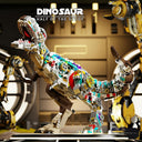 Dify Mechanical T-Rex Building Kit – 1388 PCS STEM Dinosaur Construction Blocks, Large Articulated Tyrannosaurus Rex Model with Moving Joints, Educational Gift Toy for Ages 14+