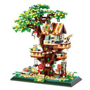 Dify Funny Tree House Mini Blocks Building Set (1130 PCS) | Creative Architecture Construction Toy | STEM Educational Model for Kids & Adults | 5 Year Structural Warranty