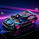 Dify Pull Back Car Building Blocks Set, 426 PCS Black, Blue & Pink Race Car Model Kit, Sports Car Building Toy for Kids, Teens & Adults | 5 Year Structural Warranty
