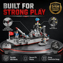 Dify 8-in-1 Destroyer Building Block Set, 455+ PCS Military Warship Construction Kit, Transforming Naval Vessel Models, STEM Educational Toy for Kids & Teens, 5-Year Structural Warranty