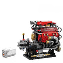 Dify BGT V8 Motor Building Blocks Set, 812 PCS (Complex only for Pro Builders) Engine Model Construction Kit, Mechanical STEM Toy for Kids, Teens & Adults