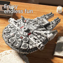 Dify Space Warship 1681 Pieces Building Micro Blocks Set with LED Light (Complex only for 14+), Futuristic Spaceship Construction Model, Creative Assembly Toy for Space Enthusiasts