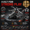Dify 10-in-1 Helicopter Building Block Set, Transforming Aircraft Construction Kit, STEM Engineering Toy for Kids & Teens, 5-Year Structural Warranty