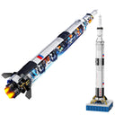Dify || Space Saturn V Bundling Block Set with Launch Stand || Translucent Spaceship Model || 846pcs || STEM Toy & Collectible Display for Home Office