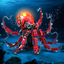 Dify Mechanical Building Set for Adults, 882 Pcs Sea Animal Model with Display Stand and Light (Octopus)