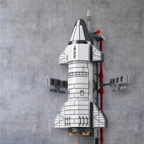 Dify Space Series · Shuttle Building Blocks Set for Kids & Teens · 107 Pcs · Space Command Center Play Kit with Minifigure · Compatible with Major Brick Brands