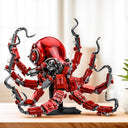 Dify Mechanical Building Set for Adults, 882 Pcs Sea Animal Model with Display Stand and Light (Octopus)