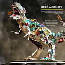 Dify Mechanical T-Rex Building Kit – 1388 PCS STEM Dinosaur Construction Blocks, Large Articulated Tyrannosaurus Rex Model with Moving Joints, Educational Gift Toy for Ages 14+ | 5 Year Structural Warranty