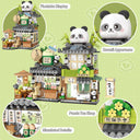 Dify Japanese Tea Shop Mini Building Bricks Set (860PCS) – Street View Panda Café Architecture Model