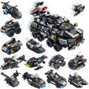 Dify 25-in-1 SWAT Police Car Building Block Set, Multi-Model Construction Vehicle Kit, STEM Engineering Toy for Kids 6+, Creative Building Bricks, 5-Year Structural Warranty
