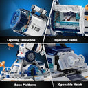 Dify Space Telescope Building Set with Lights, 995+ PCS Space Exploration Model Kit for Adults & Teens 14+, STEM Planet Telescope Display Toy, Creative Gift for Space Lovers