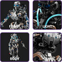 Dify Mechanical Skeleton Robot Building Block Set – 692+ PCS Poseable Twistable Body, Creative STEM Robotics Toy for Kids, Teens & Adults