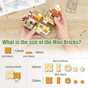 Dify Japanese Street View Taiyaki Shop Mini Building Blocks Set, 923+ PCS Cute Cat Food Shop Architecture Model Kit, Creative MOC Construction Toy for Girls Boys Kids Adults