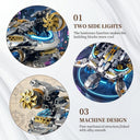 Dify Mechanical Sea Turtle Building Set, 1277+ PCS Steampunk Ocean Animal Model with Moving Gears & LED Light, Technic-Style Gift for Adults & Teens 14+, 5 Year Structural Warranty