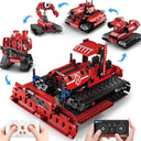 Dify 5-in-1 Building Set Remote Control Vehicle Car, Tank, Bulldozer, Robot for Kids Perfect Birthday, Children's Day, Gifts for Boys & Girls 494+ Pieces