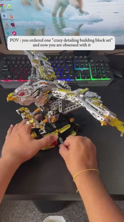 Keerthana Chidanand building this set — Instagram reel