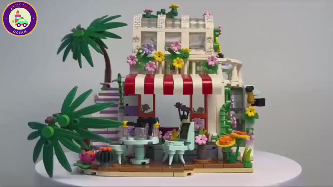 Dify Garden Courtyard building block set — product video